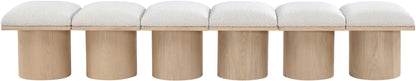 Pavilion - 6 Piece Modular Bench With Natural Base