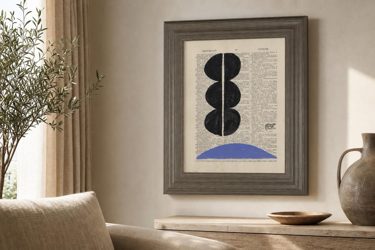 22x26 Modern Definition II By Renee W. Stramel - Beige