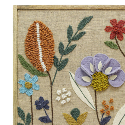 Muro - "Sprout" Embroidered Wall Art