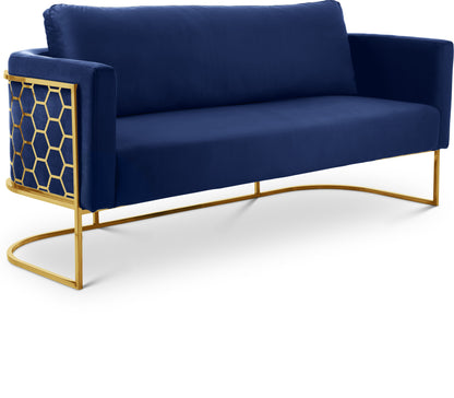 Casa - Sofa with Gold Legs