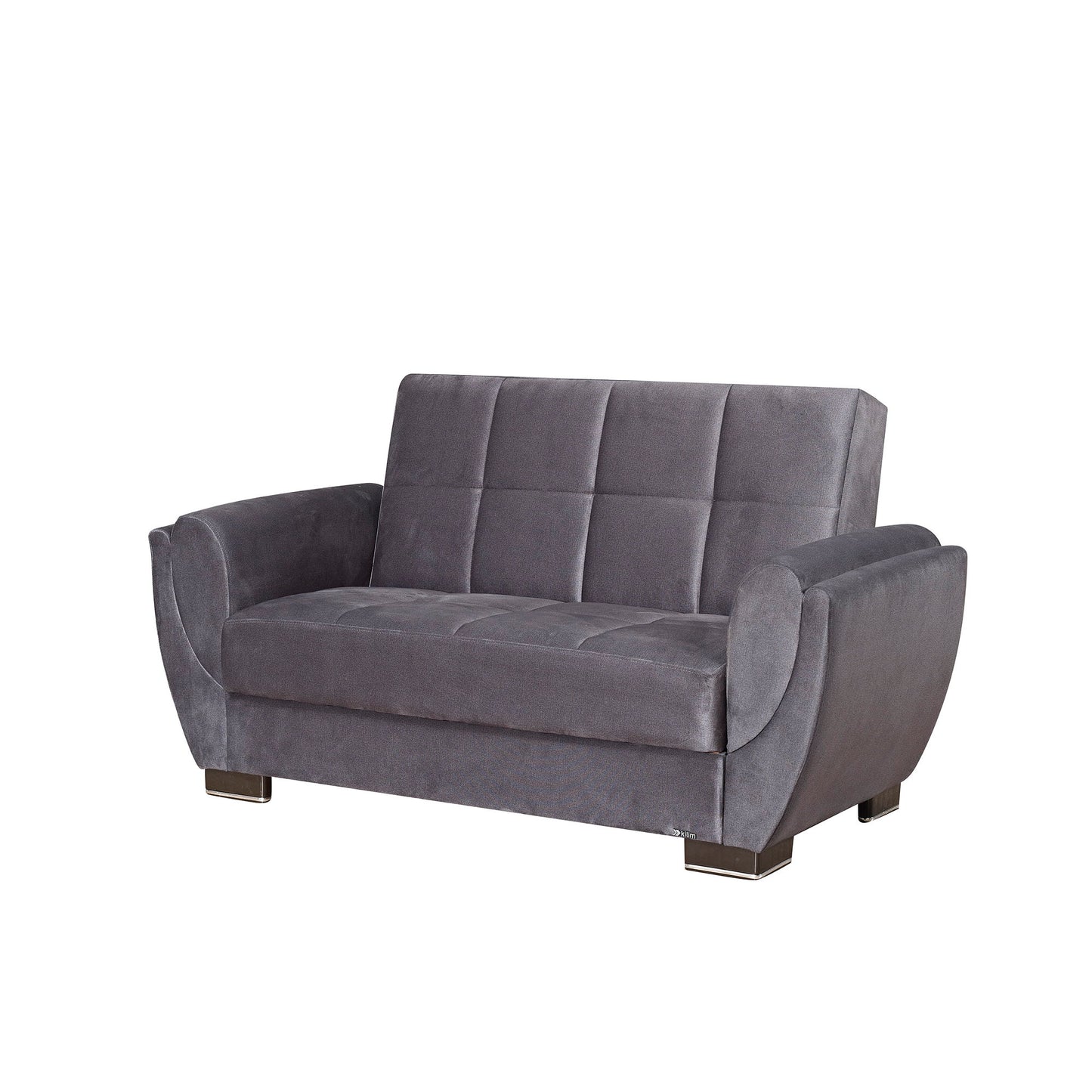 Ottomanson Armada Air - Upholstered Convertible Loveseat With Storage - Microfiber