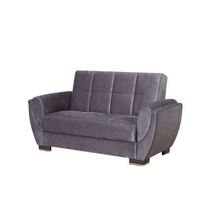 Ottomanson Armada Air - Upholstered Convertible Loveseat With Storage - Microfiber