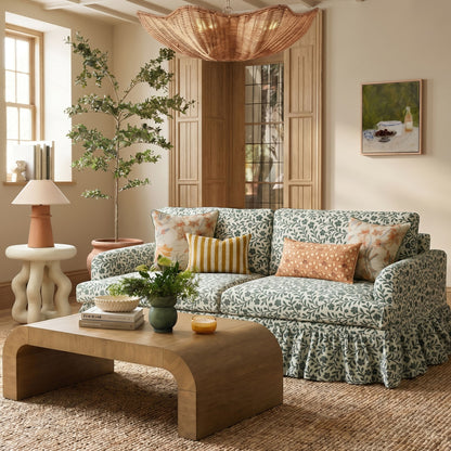 Gertrude - Performance Linen Weave Sofa - Floral