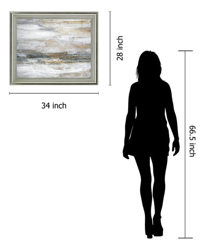 Dusty Drift - 28" x 34" Framed Wall Art