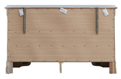 Lorana - 33" Dresser - Silver Champagne