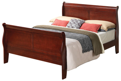 Glory Furniture - Louis Phillipe - Sleigh Bed