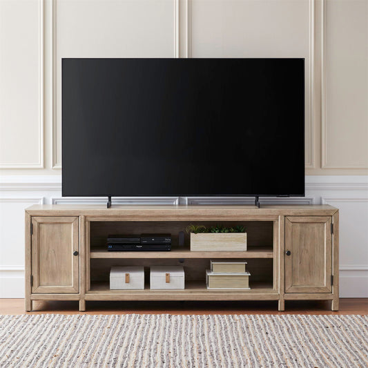 Fireplace TV Consoles - 82" Fireplace TV Console - White