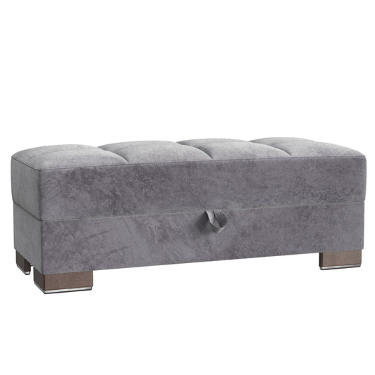 Ottomanson Armada - Upholstered Ottoman With Storage - Microfiber