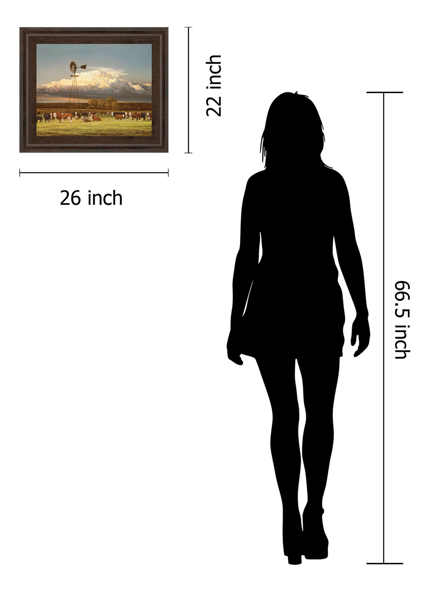 Summer Pastures By Bonnie Mohr - Framed Print Wall Art - Green