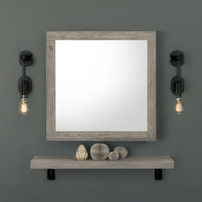 Mari - Mirror - Light Gray Finish