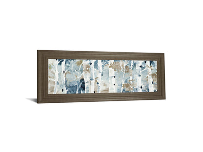 Blue Upon The Hill By Lanie Loreth - Framed Print Wall Art - Blue