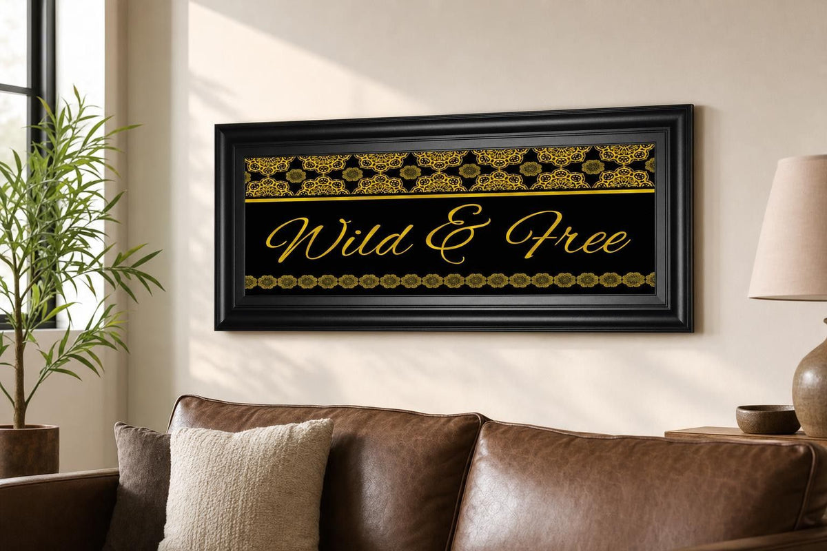 18x42 Wild & Free By Cindy Jacobs - Black