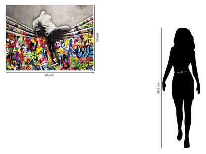 Urban Breaker - 36" x 48" Framed Wall Art