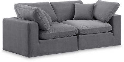 Comfy - Velvet Modular Sofa 2 Seats