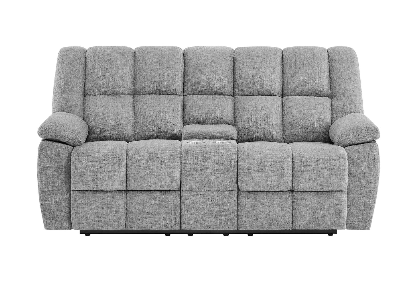 U6000 - Reclining Sofa / Console Reclining Loveseat - Smoke
