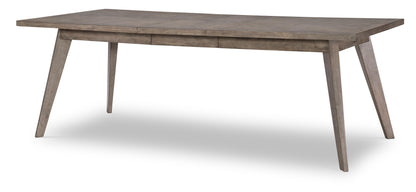 Greystone - Rect. Leg Table - Dark Brown