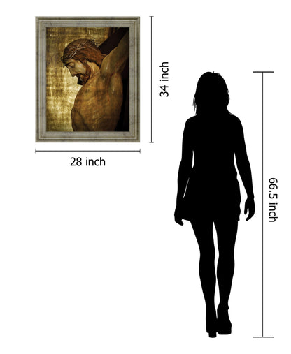 Somber Reverence - 28" x 34" Framed Wall Art