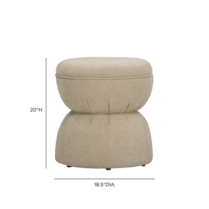 Tomlin - Gaming Ruched Ottoman