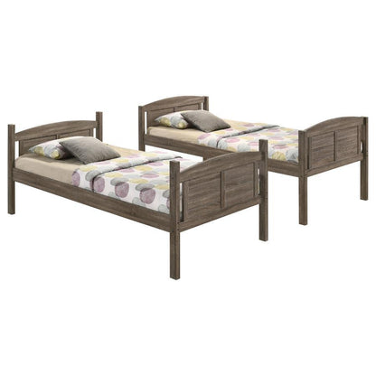 Flynn - Wood Bunk Bed With Mattress