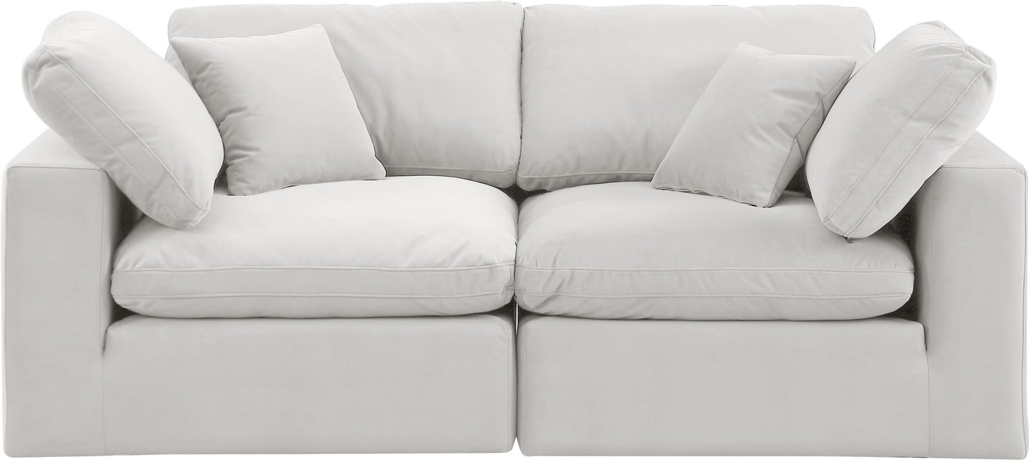Comfy - Velvet Modular Sofa 2 Seats