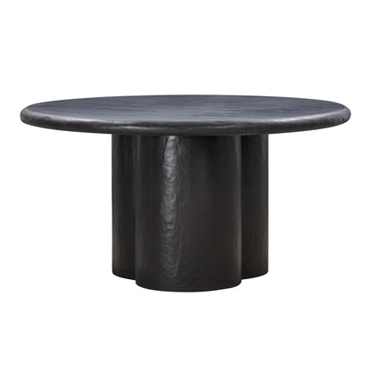 Elika - Faux Plaster Round Dining Table