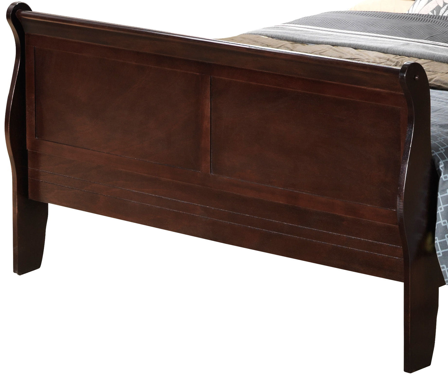 Glory Furniture - Louis Phillipe - Sleigh Bed