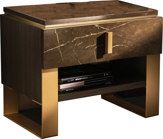 Essenza - Accent Nightstand - Dark Brown