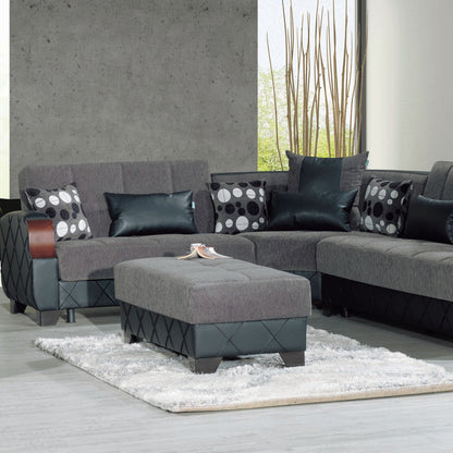 Ottomanson Molina - Upholstered Convertible Ottoman With Storage