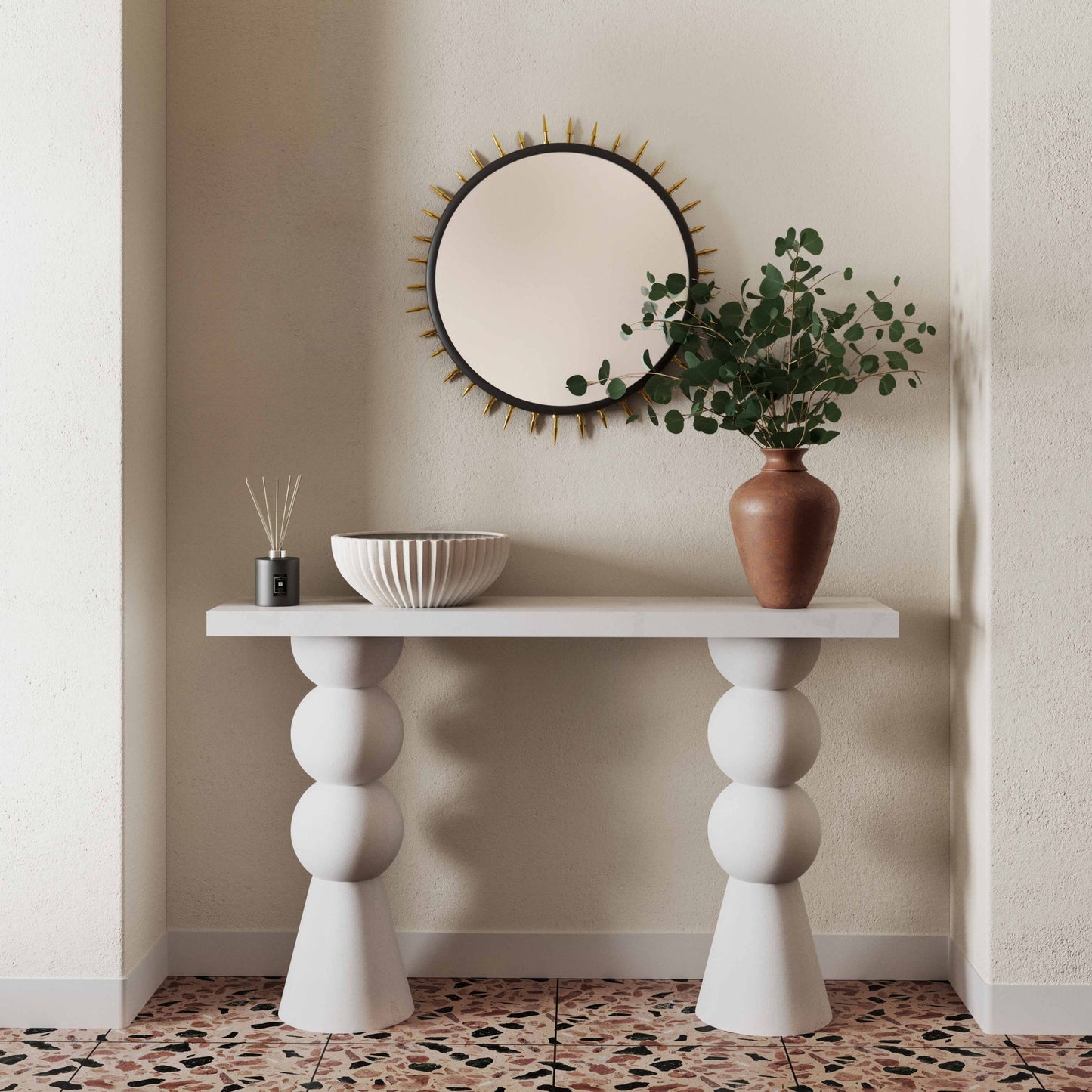 Lupita - Console Table - White