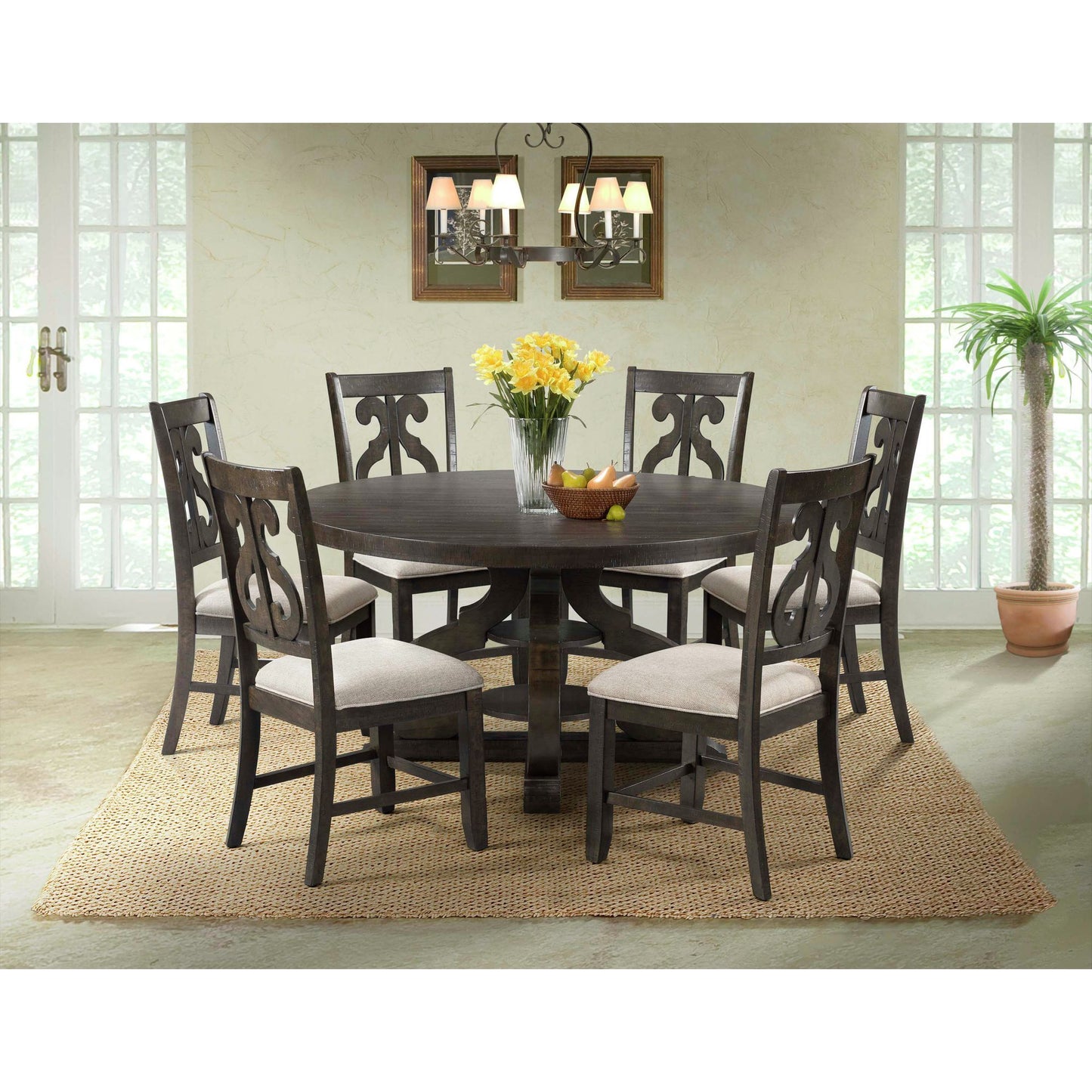 Stone - Round Dining Set