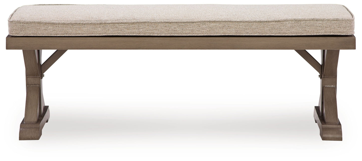 Laguna Heights - Bench With Cushion - Beige