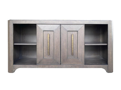 Lancia - 60" Media Console - Charred Oak