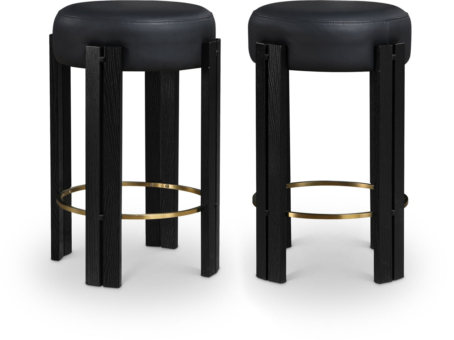 Harrison - Counter Stool With Black Legs