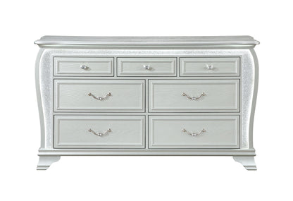 Aria - Dresser With LED - Silver