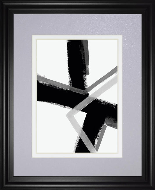 34x40 Angular Pulse IV By June Erica Vess - Gray