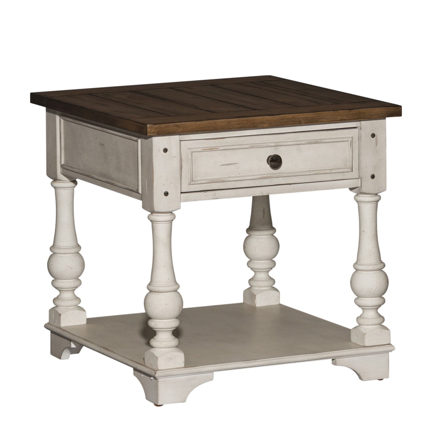 Morgan Creek - End Table - White