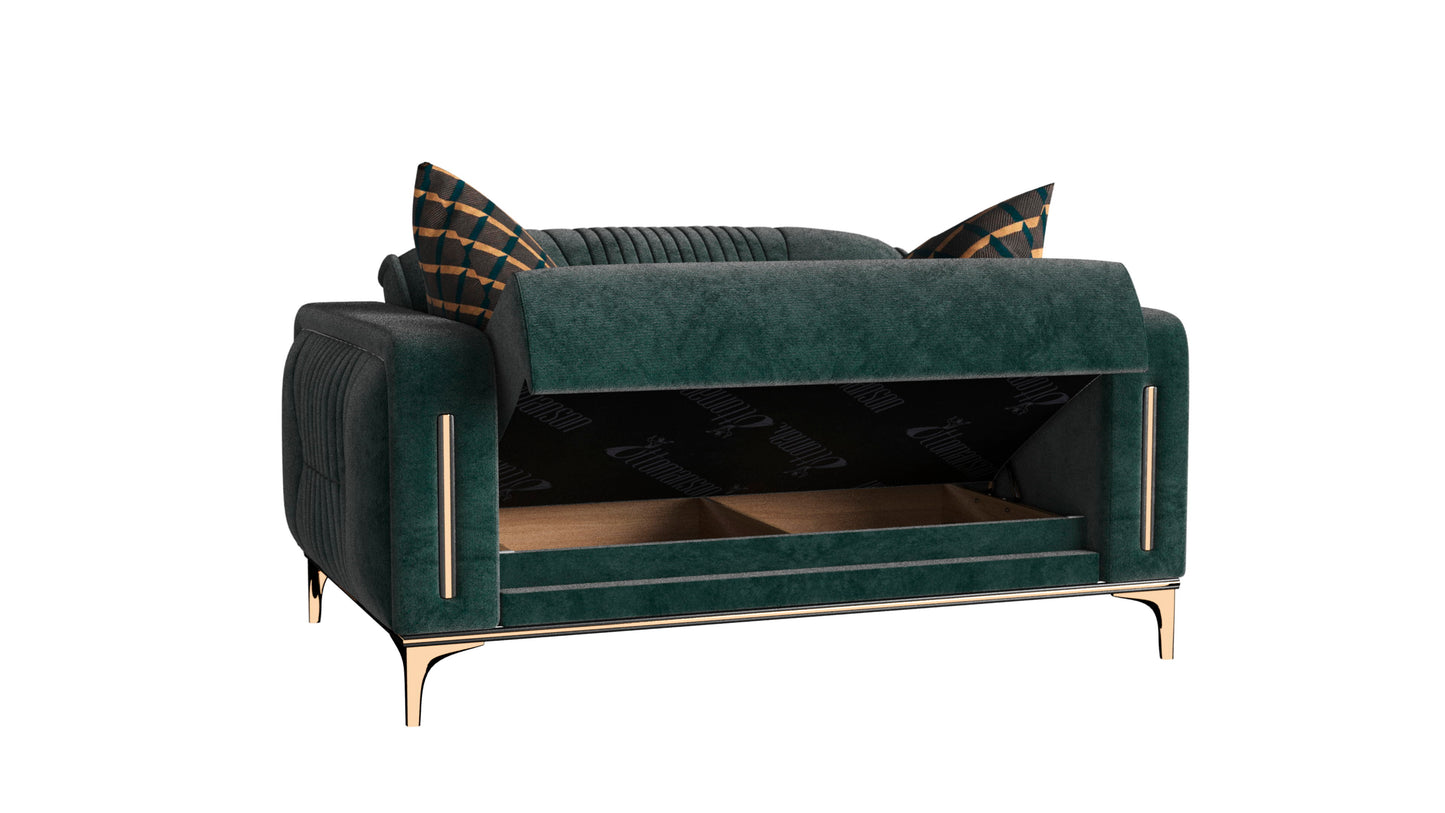 Ottomanson Angel - Convertible Loveseat With Storage