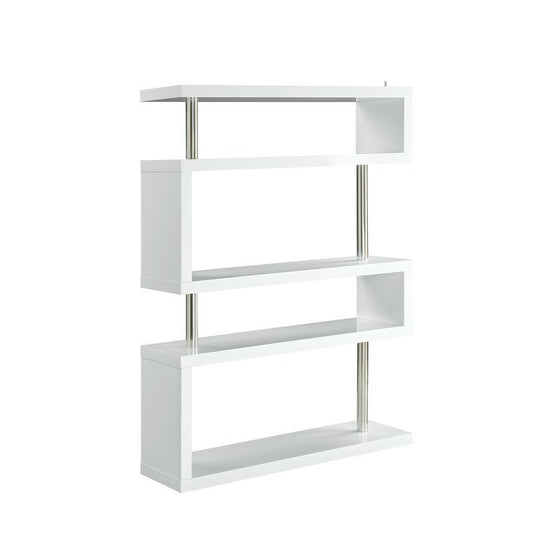 Buck II - Bookshelf - White High Gloss
