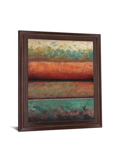 Terracotta Ember - 28" x 34" Framed Wall Art