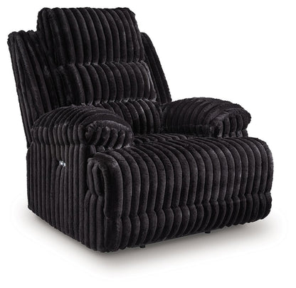 Rhine Falls - Zero Wall Power Recliner - Onyx