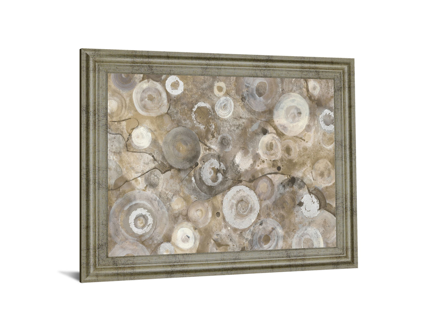 Mist Swirl Fusion - 28" x 34" Framed Wall Art