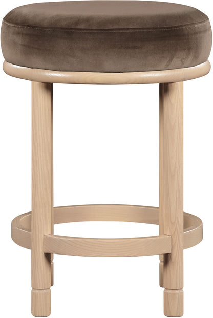 Monette - Counter Stool With Natural Base