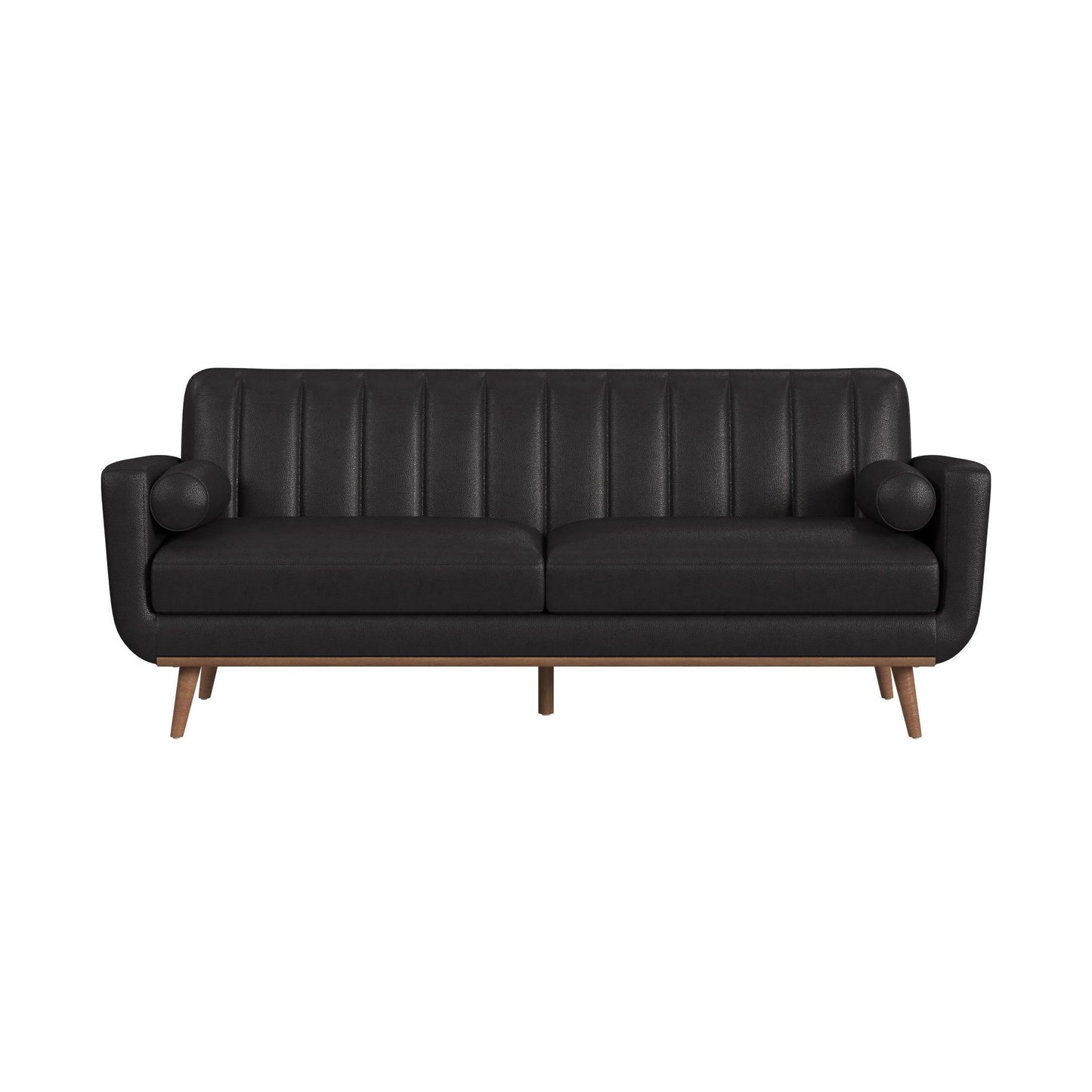 Horizon - Sofa With Wood Front And 2 Pillows