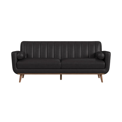 Horizon - Sofa With Wood Front And 2 Pillows