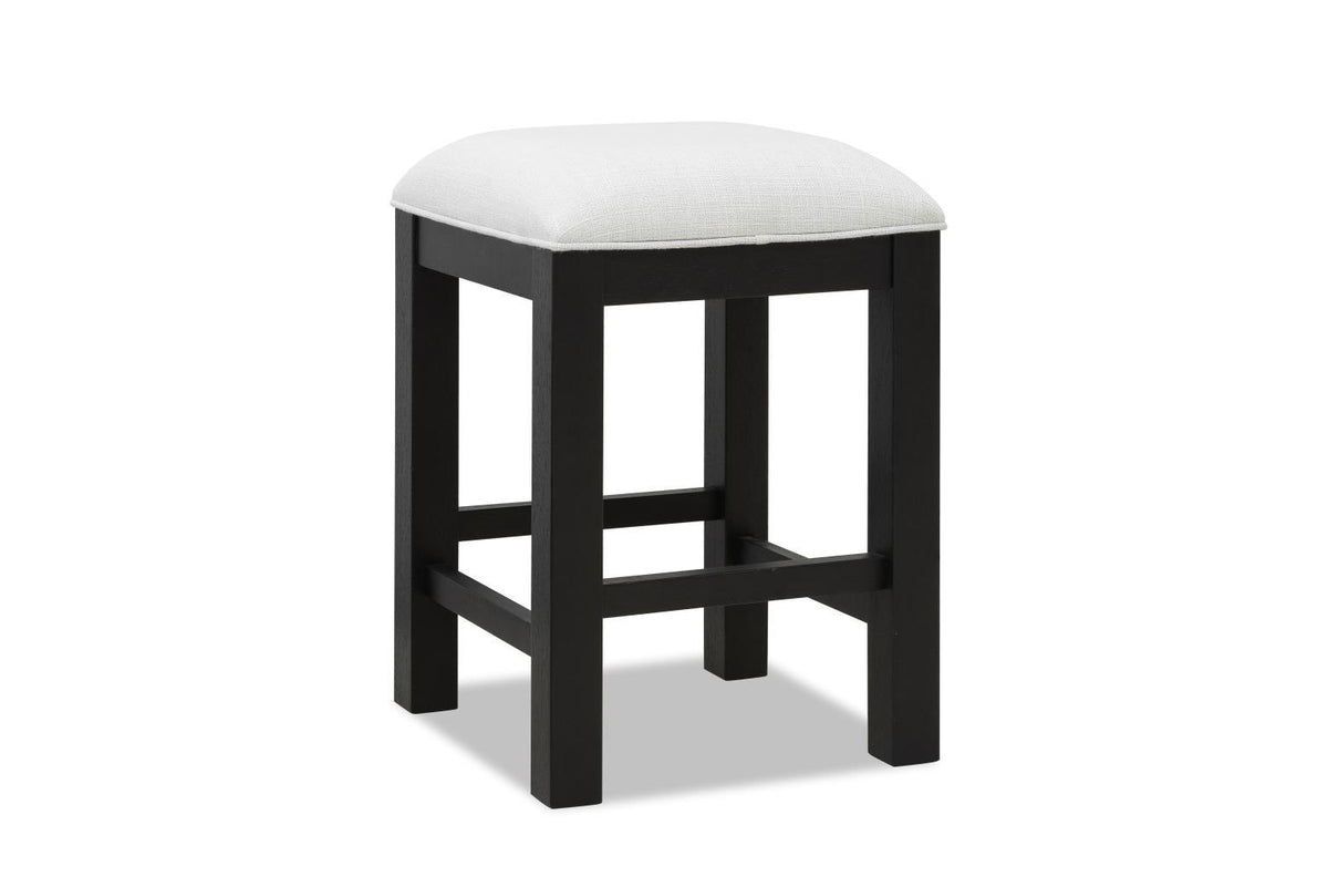 Today's Traditions - Upholstred Backless Counter Stool - Blacksmith