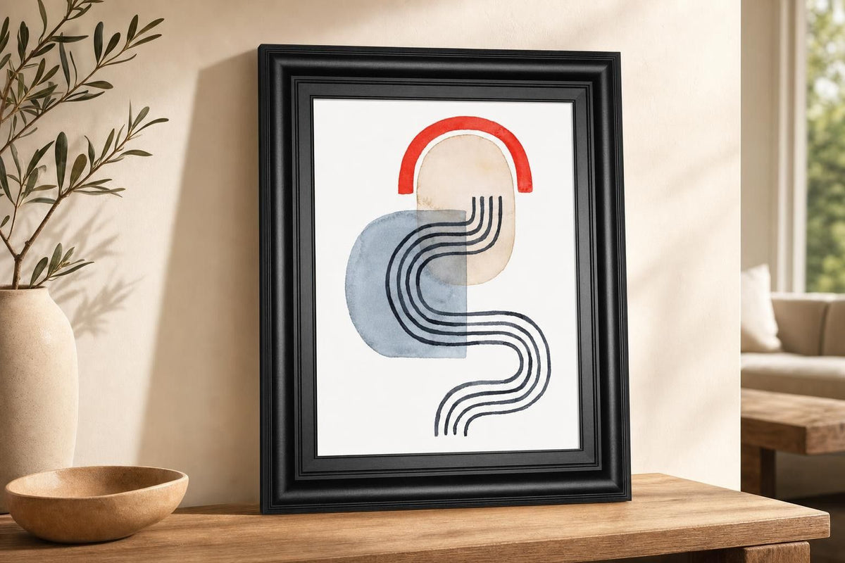 22x26 Deco Sunrise IV By Grace Popp - White