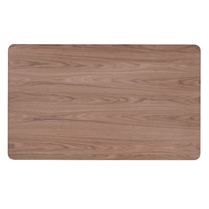 Rebi - Dining Table - Walnut & Black