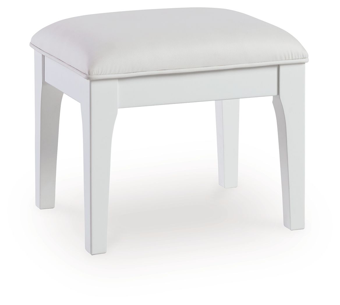 Chalanna - White - Vanity Stool