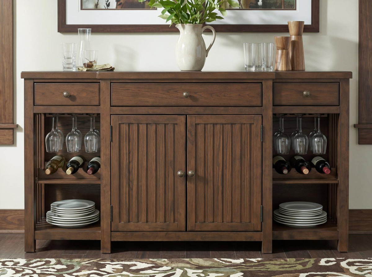 Langley - Credenza - Fawn / Linen