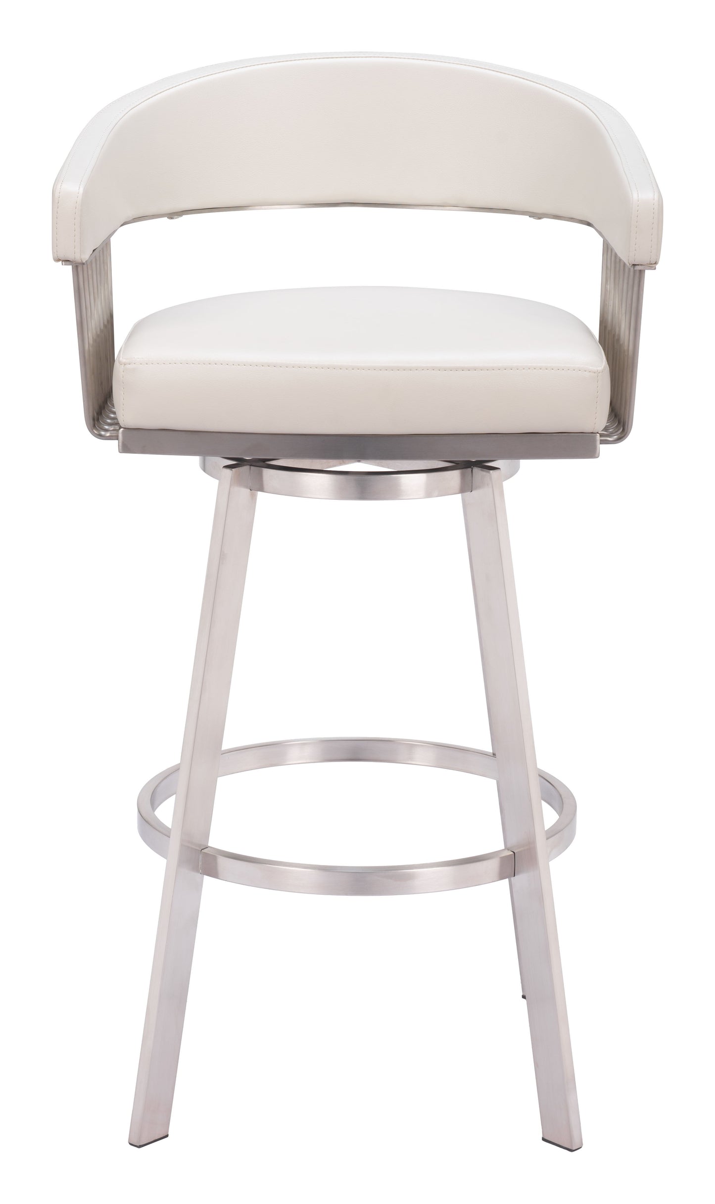 Bantry - Swivel Barstool - White